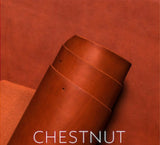 "THE COMPANION" LEATHER DOG COLLAR - CHESTNUT