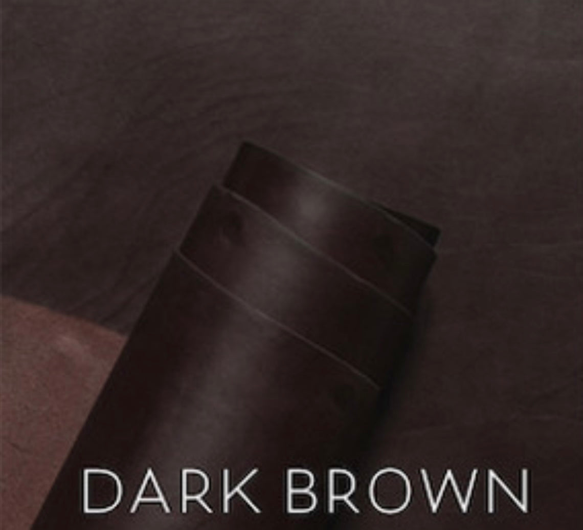 "THE COMPANION" LEATHER DOG COLLAR - DARK BROWN