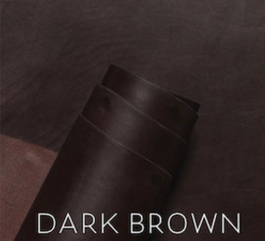 "THE COMPANION" LEATHER DOG COLLAR - DARK BROWN