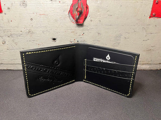 "THE DEPOSIT" GEN. 2 - BLACK OSTRICH LEG/BLACK BUTTERO (R)