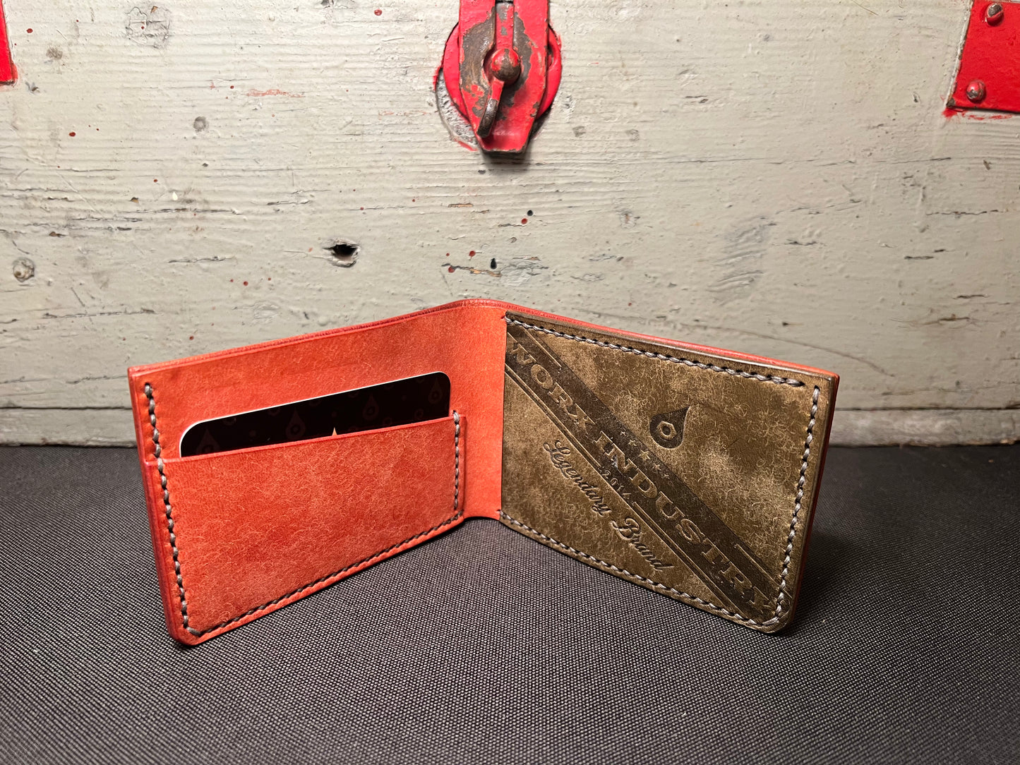 "THE DEPOSIT LITE" - SALMON/DARK GREY