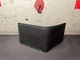 "THE DEPOSIT" GEN. 2 - BLACK OSTRICH LEG/ BLACK BUTTERO (L)