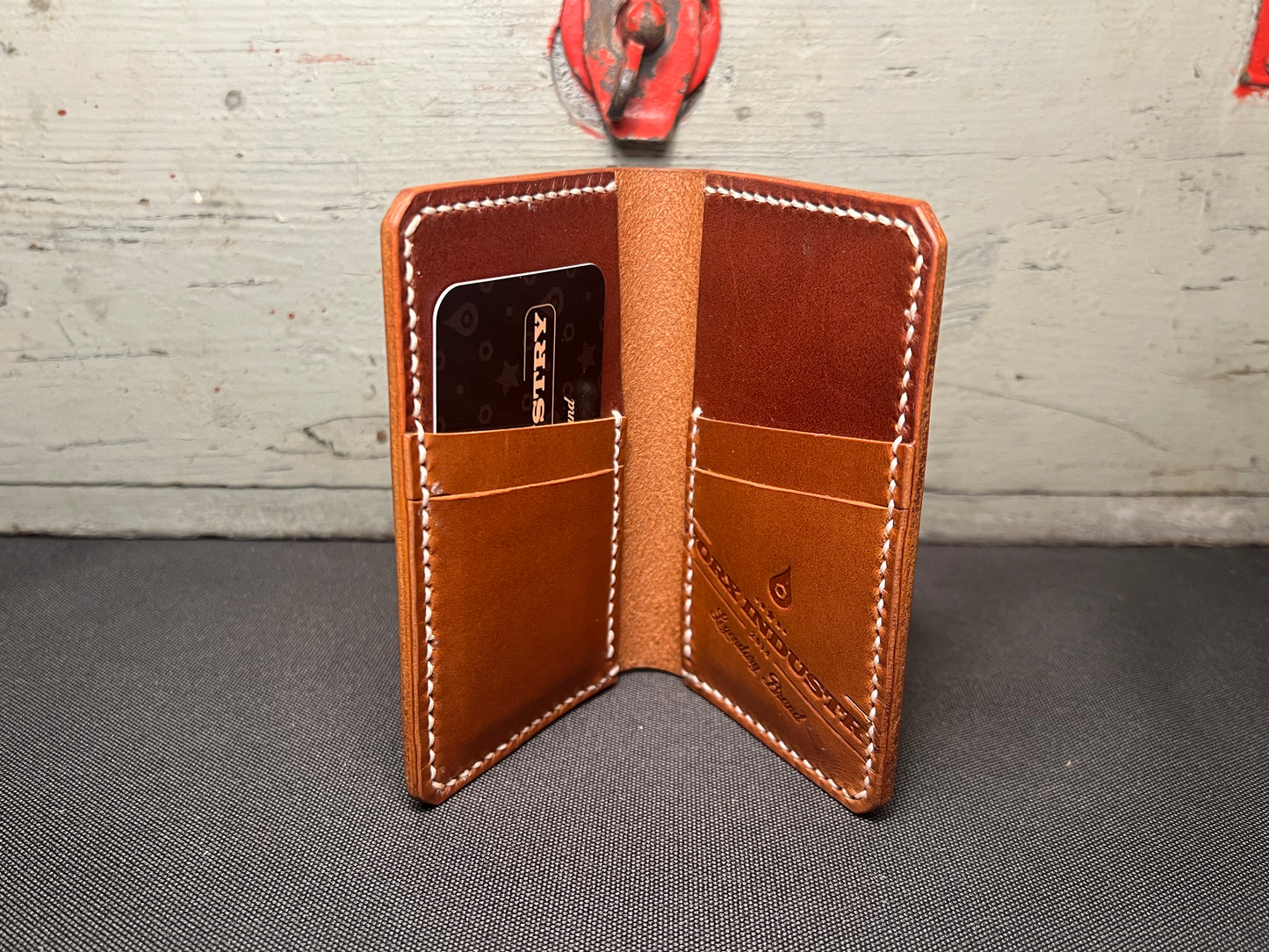 "THE TWO FACE TALL BOY" - WHISKEY/MAHOGANY