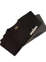SECOND GEN "STATUS SYMBOL" TEE - CHARCOAL/BLACK